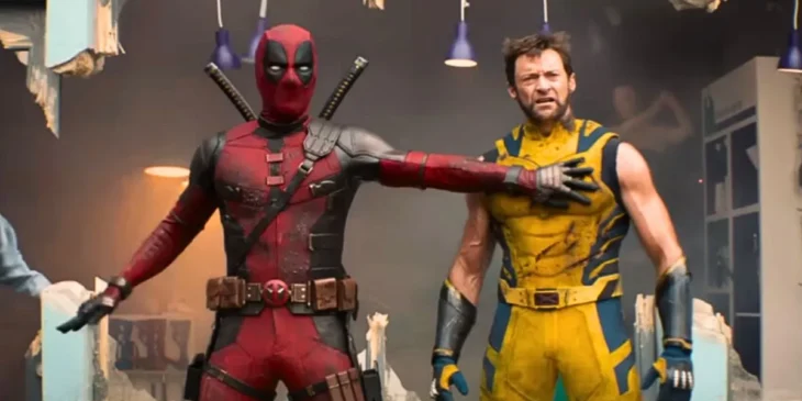 Ryan Reynolds e Hugh Jackman em Deadpool & Wolverine