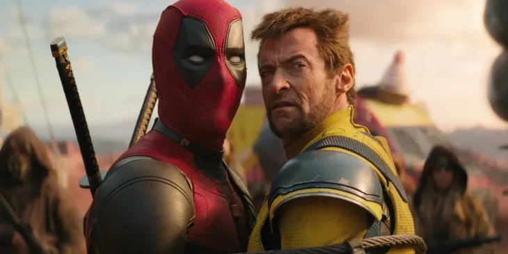 Tapete vermelho Deadpool & Wolverine
