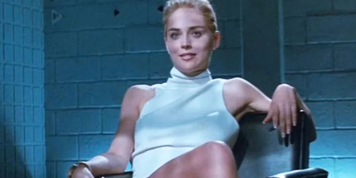 Sharon Stone em Instinto Selvagem