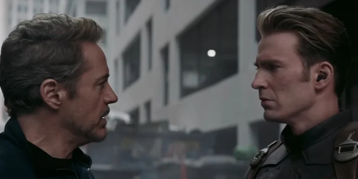 Robert Downey Jr e Chris Evans