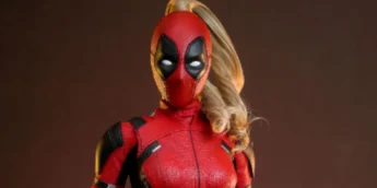 Colecionável da Lady Deadpool, de Deadpool & Wolverine