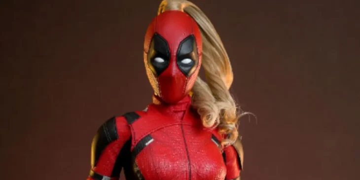 Colecionável da Lady Deadpool, de Deadpool & Wolverine