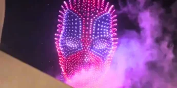 Show de drones da Marvel na SDCC 2024