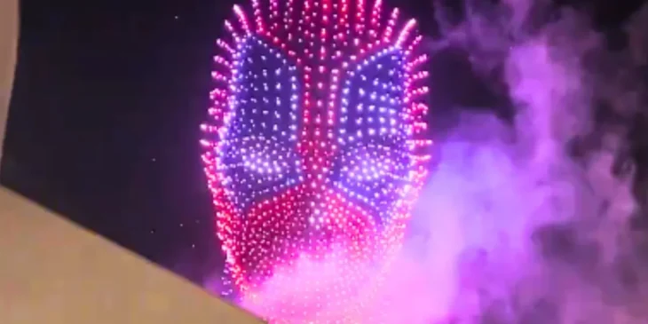 Show de drones da Marvel na SDCC 2024