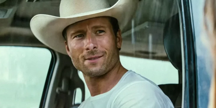 Glen Powell no Twisters