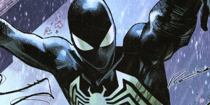 Homem-Aranha com traje preto