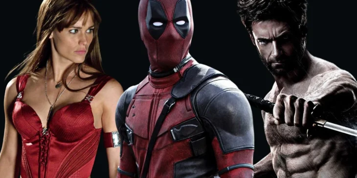 Hugh Jackman e Jennifer Garner em Deadpool & Wolverine