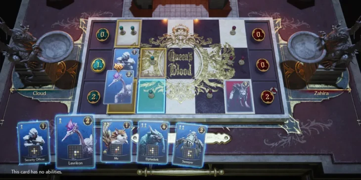 Queen's Blood em Final Fantasy VII
