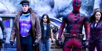 Dafne Keen com elenco de Deadpool & Wolverine