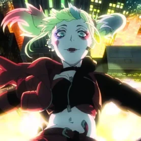 Arlequina no anime Esquadrão Suicida ISEKAI