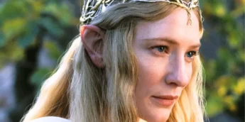 Cate Blanchett como Galadriel em O Senhor dos Anéis