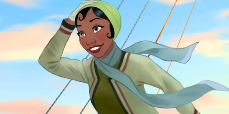 Tiana na série de A Princesa e o Sapo