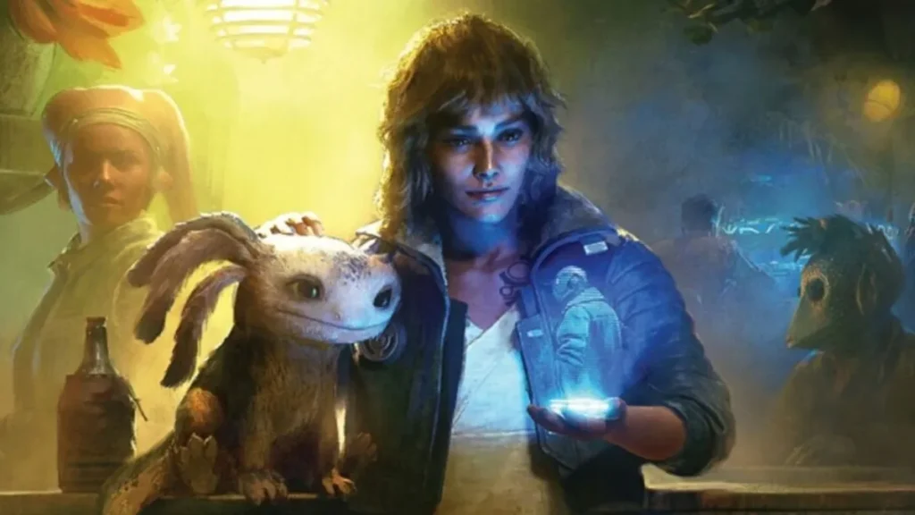 Kay Vess e Nix em Star Wars Outlaws