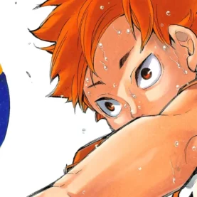 Hinata em capa de Haikyuu!!