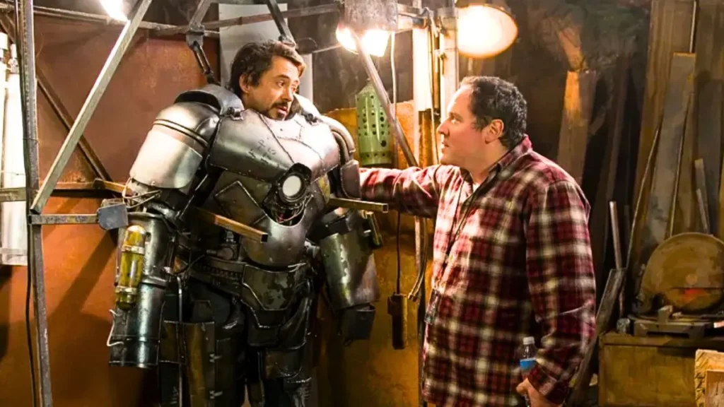 Jon Favreau e Robert Downey Jr.