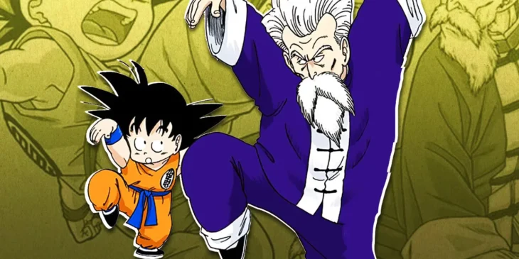 Goku e Jackie Chun