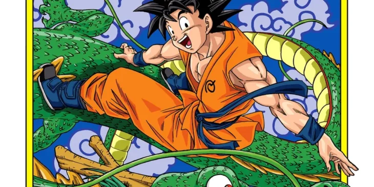 Goku em arte de capa do Volume 1 de Dragon Ball Super