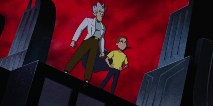 Rick & Morty faz paródia da abertura de Batman: A Série Animada