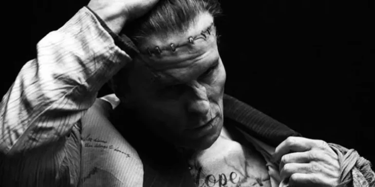 Christian Bale como Frankenstein