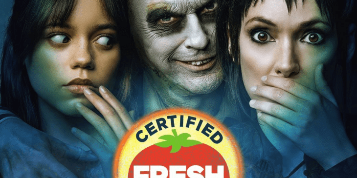Beetlejuice Beetlejuice recebe selo Fresh no Rotten Tomatoes