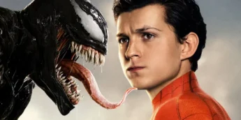 Venom e Homem-Aranha de Tom Holland