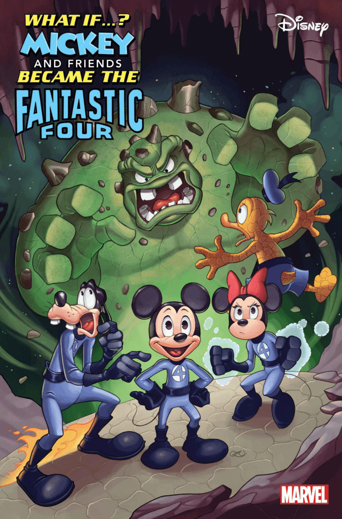 Mickey e amigos viram Quarteto Fantástico em capas da Marvel