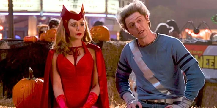 Wanda e Mercúrio em episódio de WandaVision