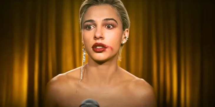 Naomi Scott como personagem de Sorria 2
