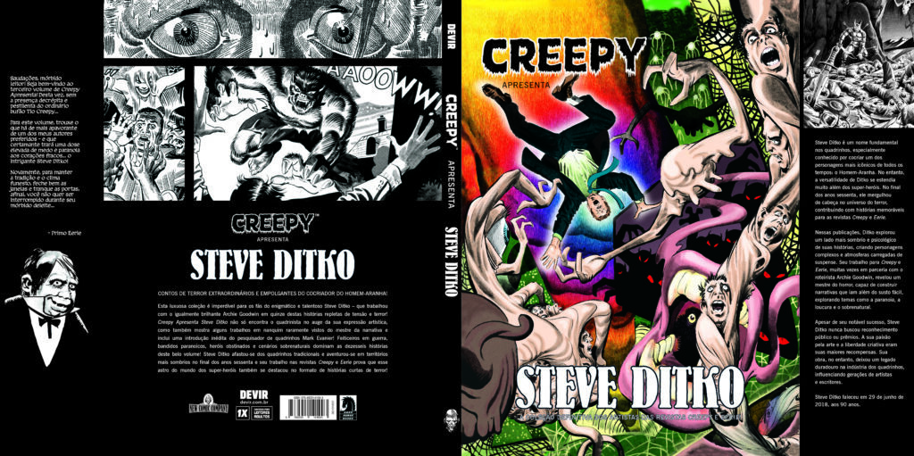 Creepy apresenta Steve Ditko_Capa aberta