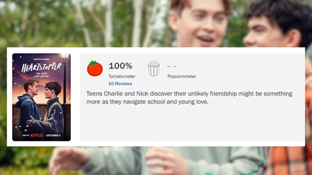 Heartstopper no Rotten Tomatoes