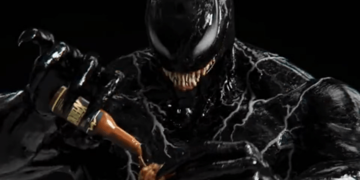 Venom comendo pimenta