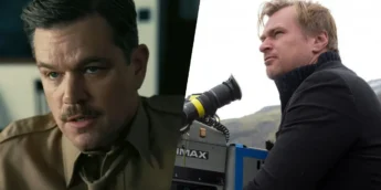 Chris Nolan e Matt Damon