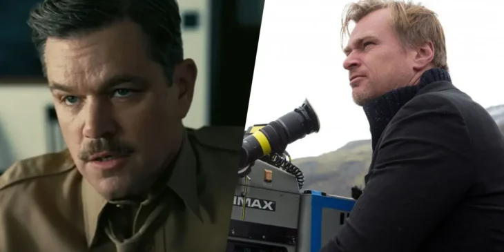 Chris Nolan e Matt Damon