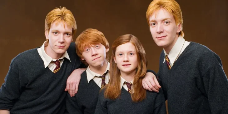 Irmãos Weasley convite série Harry Potter