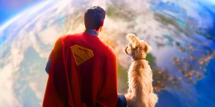 Krypto em filme de Superman, do DCU