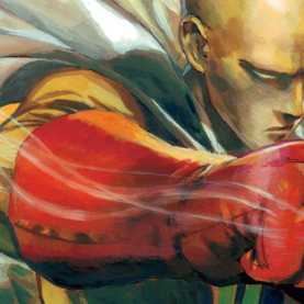 Saitama em capa do Volume 1 do mangá de One-Punch Man