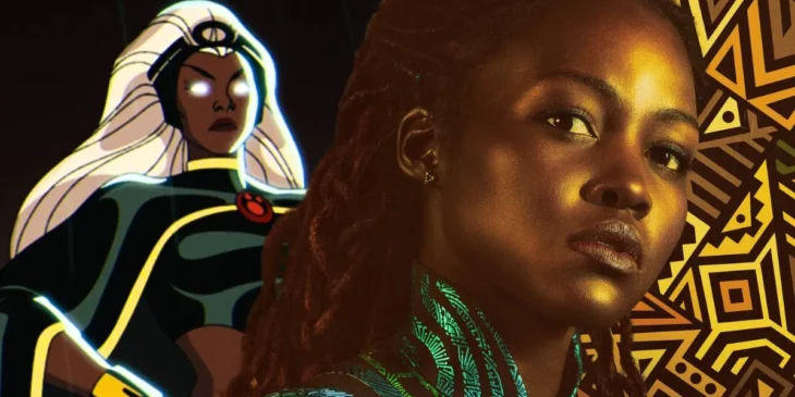 Lupita Nyong'o como Tempestade no Halloween