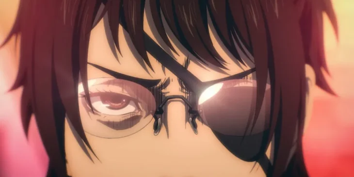 Hange Zoe em Attack on Titan