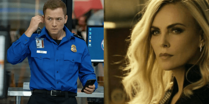 Charlize Theron e Taron Egerton