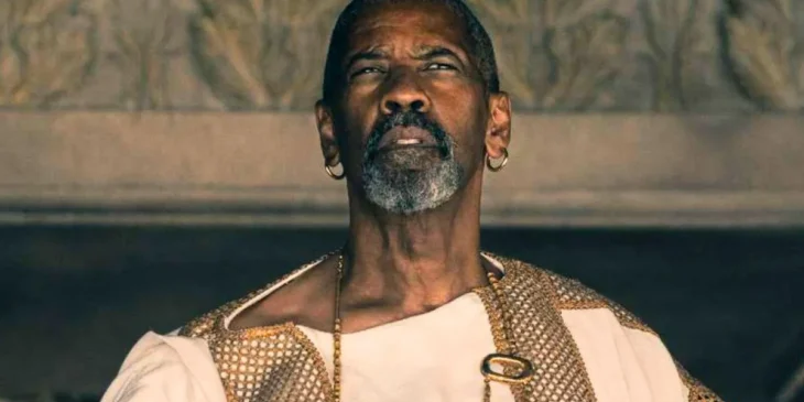 Denzel Washington em Gladiador II
