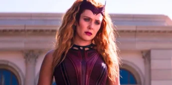 Elizabeth Olsen como Feiticeira Escarlate em WandaVision