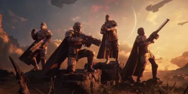 Jogadores do Helldivers