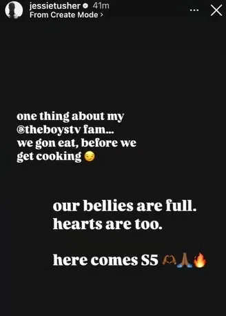 Jessie Usher instagram stories