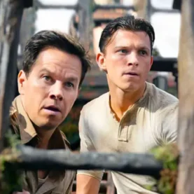 Uncharted com Tom Holland e Mark Wahlberg