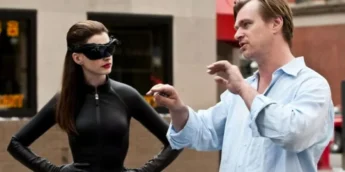 Anne Hathaway e Christopher Nolan