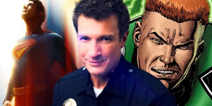 Nathan Fillion, o Lanterna Verde de Superman
