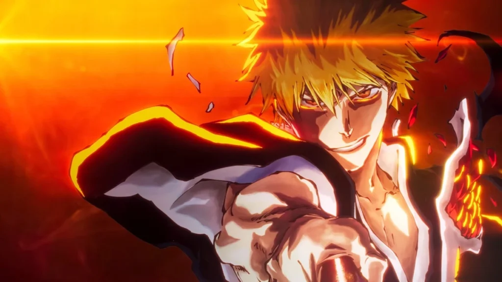 Ichigo em anúncio da Parte 4 de Bleach: Thousand-Year Blood War