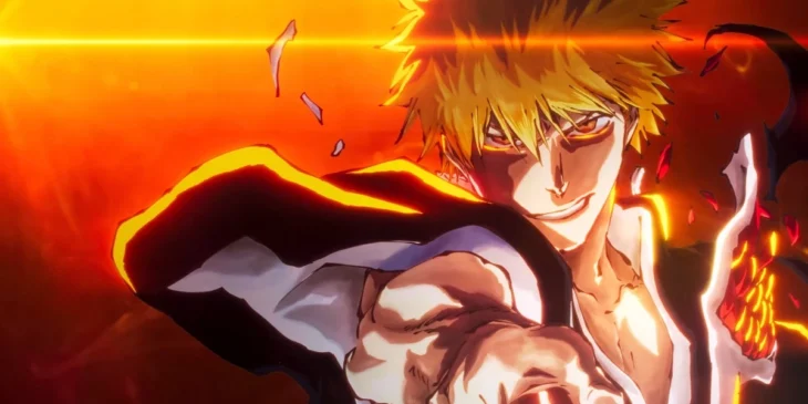 Ichigo em anúncio da Parte 4 de Bleach: Thousand-Year Blood War
