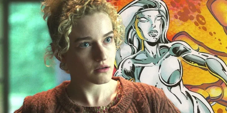 Julia Garner a Surfista Prateada de Quarteto Fantástico