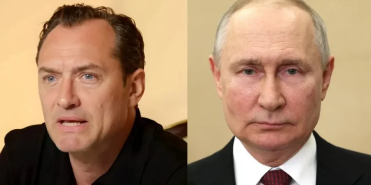 Jude Law e Vladimir Putin